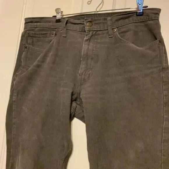 Levi’s 514 Size 36x30 Gray Corduroy Pants - Picture 4 of 7